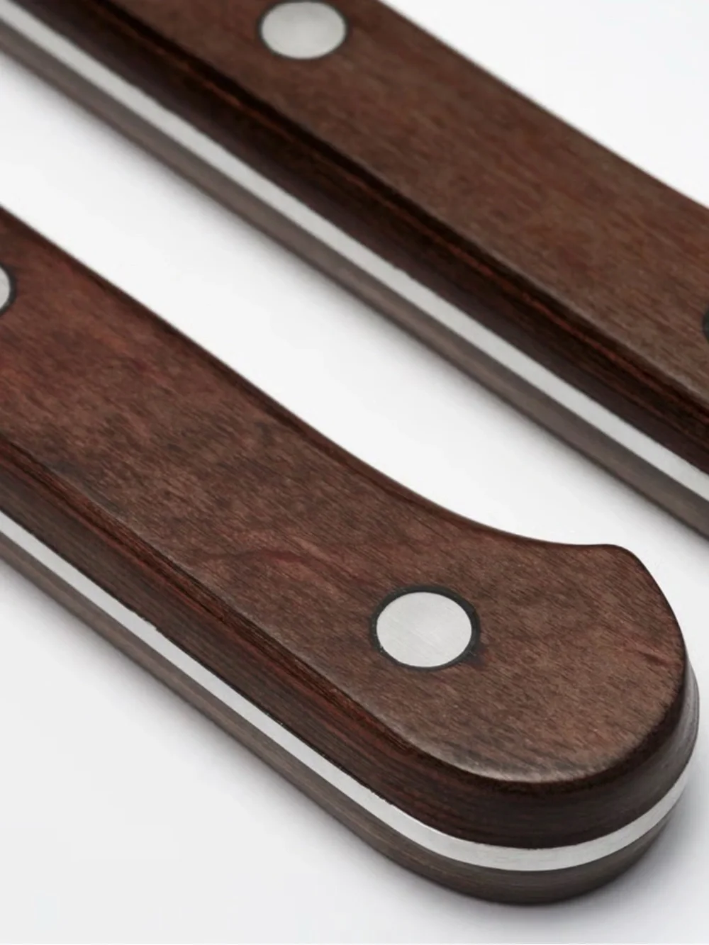New IKEA LINDRIG 2 Pack Dark Brown Knife 24 cm (9 ½ 